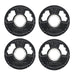 York Barbell G2 Rubber Thin Line Olympic Weight Plates - Best Gym Equipment