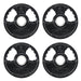 York Barbell G2 Rubber Thin Line Olympic Weight Plates - Best Gym Equipment