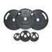 York Barbell G2 Rubber Thin Line Olympic Weight Plates - Best Gym Equipment