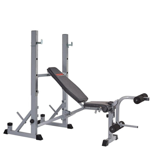 York 540 Heavy Duty Folding Barbell Bench & Squat Rack - Best Gym Equipment