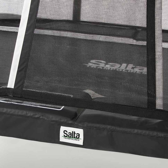 Salta 10ft x 7ft Rectangular Premium Black Edition Trampoline with Enclosure