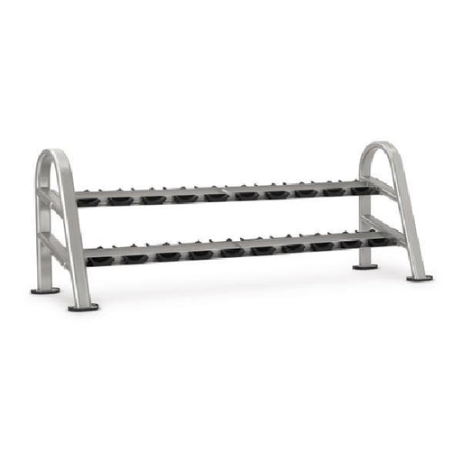 Nautilus Instinct Dumbbell Rack 10-pair / 2 Tier - Best Gym Equipment