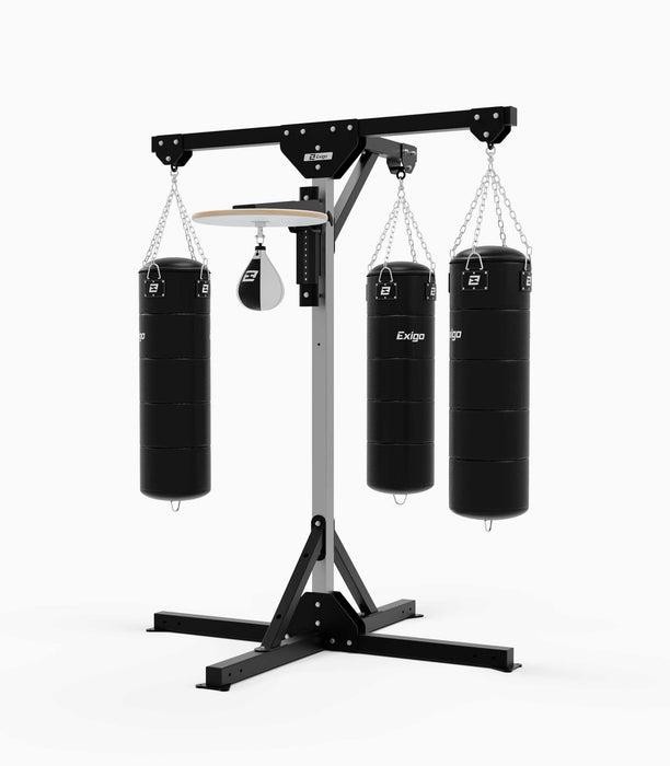 Exigo Station Punch Bag Frame with Speedball — Best Gym Equipment