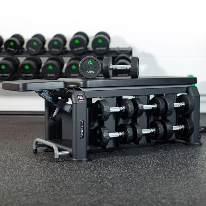 Physical Company Evo Bench - Adjustable Bench With Storage - Best Gym Equipment