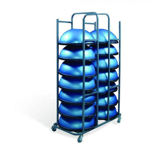 BOSU Storage Cart + 14 Commercial BOSU - Best Gym Equipment