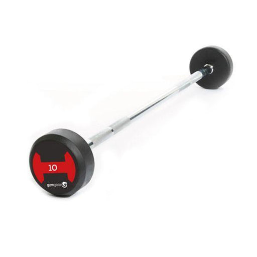 GymGear 10 to 30kg Rubber Barbell Set (5 Barbells in 5kg increments) - Best Gym Equipment