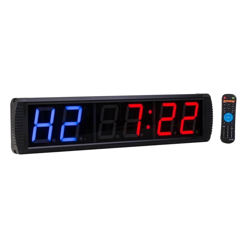 Jordan Digital Timer Clock - 6 digit (UK 3 Pin Plug) - Best Gym Equipment