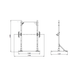 Jordan Freestanding Quarter Gym Rack - Best Gym Equipment