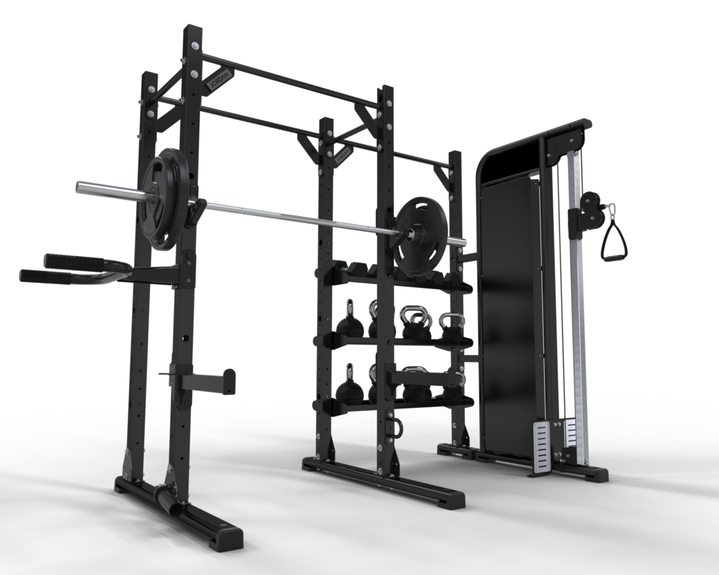 Jordan Ultimate Strength Half Rack With Functional Storage And Pulley ...