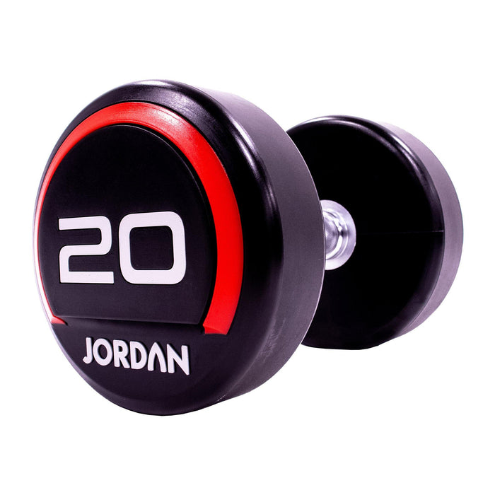 Jordan Premium Urethane Dumbbell Set  2.5-62.5kg with Racks - Best Gym Equipment