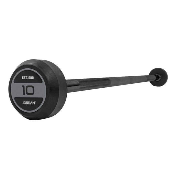Jordan Classic Straight Rubber Barbells Grey - Main Image