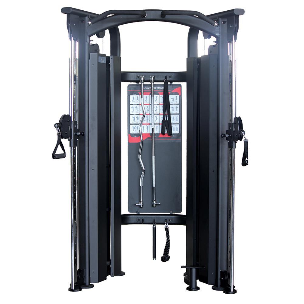 Primal Strength Stealth Commercial Functional Trainer Dual Adjustable Pulley - Best Gym Equipment