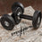 Primal Strength Premium Rubber Nero Dumbbells 2.5-25kg - Best Gym Equipment