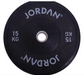 JORDAN HG BLACK RUBBER BUMPER PLATES - 150kg Set - Best Gym Equipment