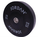 JORDAN HG BLACK RUBBER BUMPER PLATES - 150kg Set - Best Gym Equipment