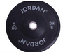 JORDAN HG BLACK RUBBER BUMPER PLATES - 150kg Set - Best Gym Equipment