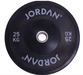 JORDAN HG BLACK RUBBER BUMPER PLATES - 150kg Set - Best Gym Equipment