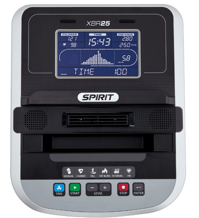 Spirit Fitness XBR25 Recumbent Cycle - Best Gym Equipment