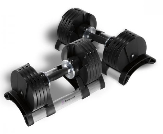 Stairmaster Twistlock Adjustable Dumbbells 2-20kg — Best Gym