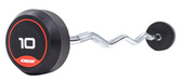 Jordan Classic Rubber Barbells - Curl Bars - Best Gym Equipment