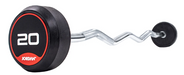 Jordan Classic Rubber Barbells - Curl Bars - Best Gym Equipment