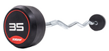 Jordan Classic Rubber Barbells - Curl Bars - Best Gym Equipment