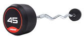 Jordan Classic Rubber Barbells - Curl Bars - Best Gym Equipment