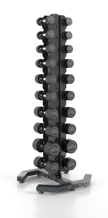 Escape 2.5-25kg SBX Dumbbell Set with Upright Rack - Best Gym Equipment