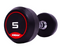 Jordan Classic Rubber Dumbbell set 2.5-30kg with New 12 Pair Rack - Best Gym Equipment