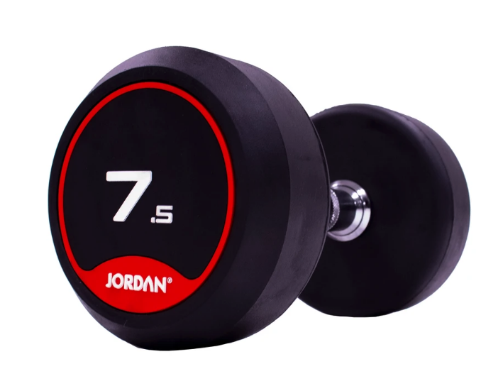 Jordan Classic Rubber Dumbbell set 2.5 30kg Best Gym Equipment
