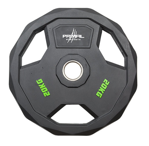 Primal Strength Stealth Premium Rubber Olympic Disc Upto 25kg - Best Gym Equipment