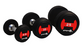 GymGear Rubber Solid Ends Dumbbells Sets (up to 50kg) - Best Gym Equipment