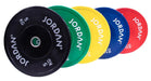 Jordan HG Coloured Rubber Bumper Plates set - 150kg - Best Gym Equipment