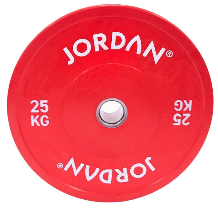 Jordan HG Coloured Rubber Bumper Plates set - 150kg - Best Gym Equipment