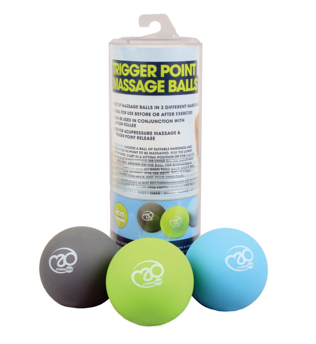 Fitness Mad Trigger Point Massage Ball Set - Best Gym Equipment