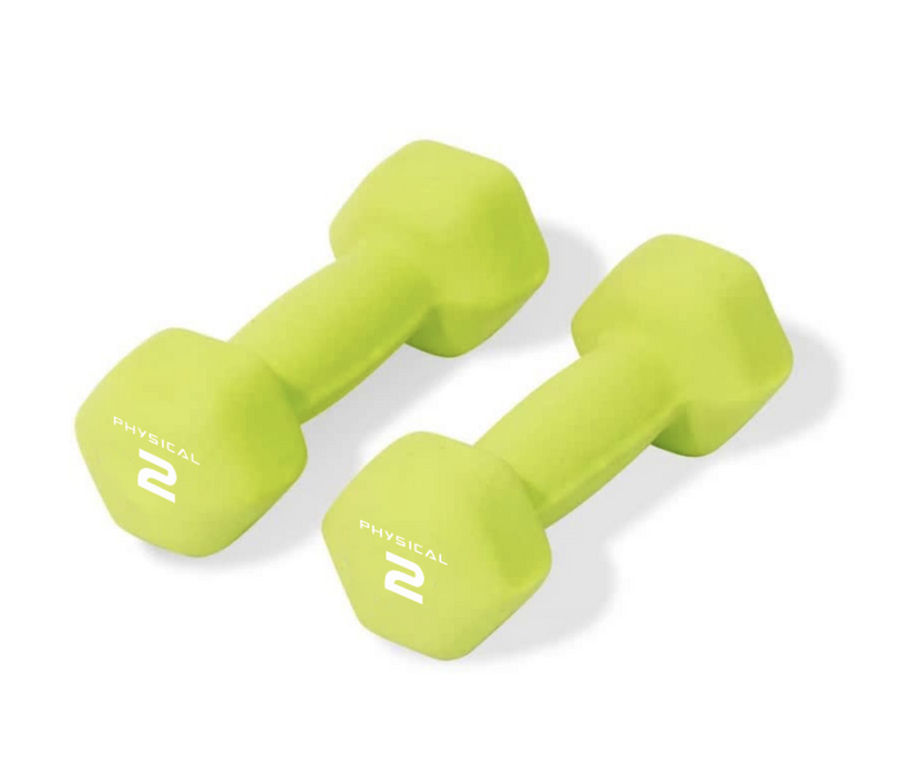 Physical Neo-Hex Dumbbells (up to 10kg) - Best Gym Equipment