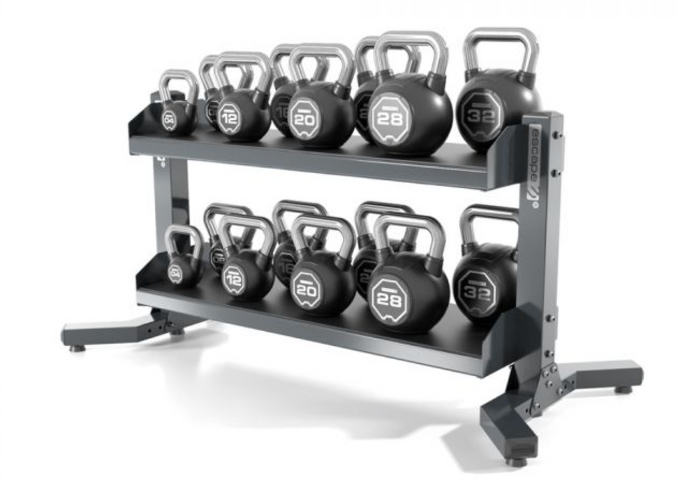 Escape SBX Kettlebell Set With Rigid Rack — Best Gym Equipment