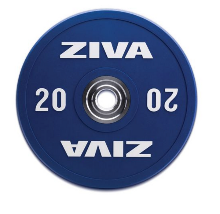 Ziva ZVO PU Competition Coloured Bumper Discs - Best Gym Equipment
