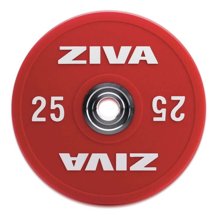 Ziva ZVO PU Competition Coloured Bumper Discs - Best Gym Equipment