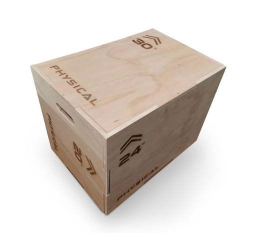 Physical Company 3-in-1 Wooden Plyo Box - Best Gym Equipment