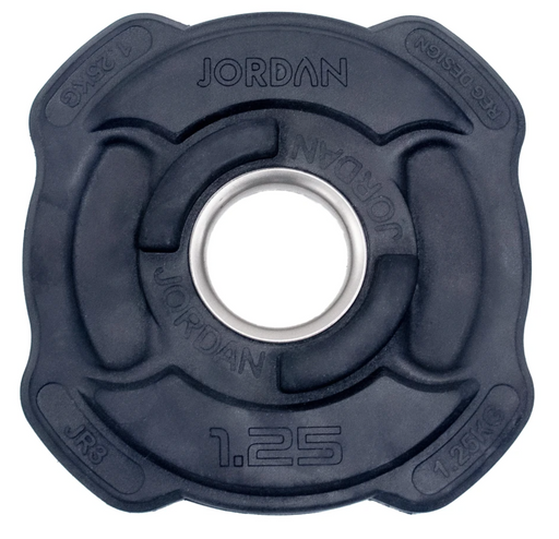 Jordan V2 Individual Ignite Premium Rubber Olympic Discs - 1.25kg - Best Gym Equipment