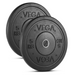 VEGA Fitness ECO Rubber Crumb Olympic Bumper Plates - 200kg Set - Best Gym Equipment