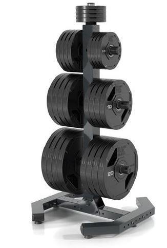 Escape Nucleus Urethane Grip Plates Set with Weight Tree - Best Gym Equipment