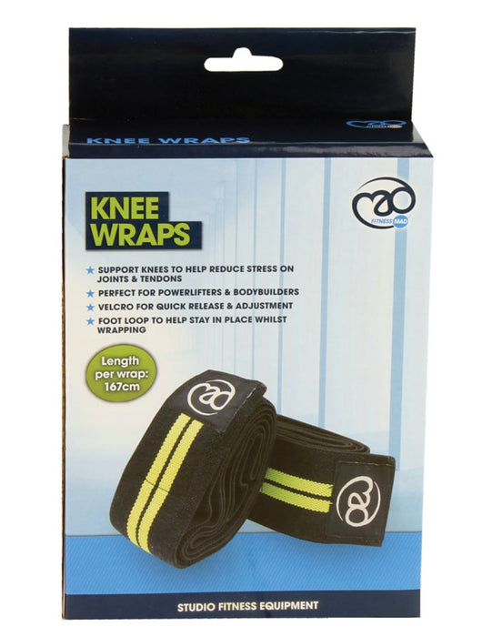 Fitness Mad Weight Lifting Knee Support Wraps