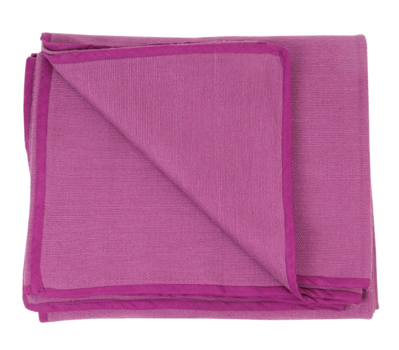 Hand Woven Cotton Yoga 'Seamless' Blanket