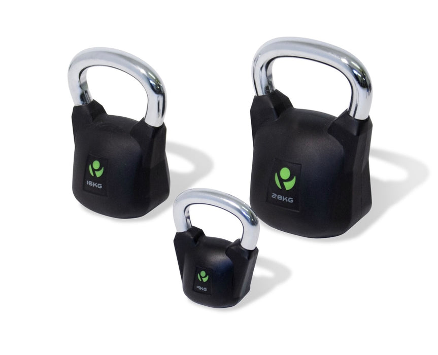 Physical Company PU Kettlebell Set With Rack