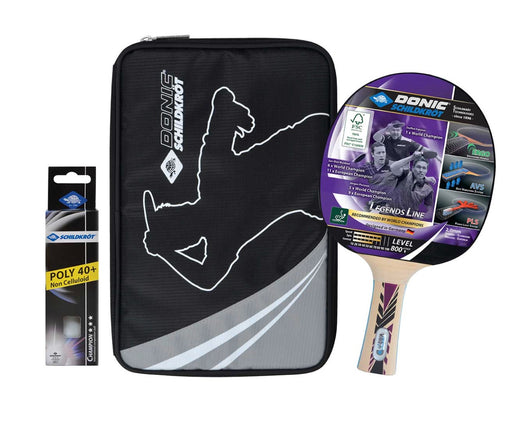 Donic-Schildkroet Premium-Gift Set Legends 800 FSC Table Tennis Paddle & Balls