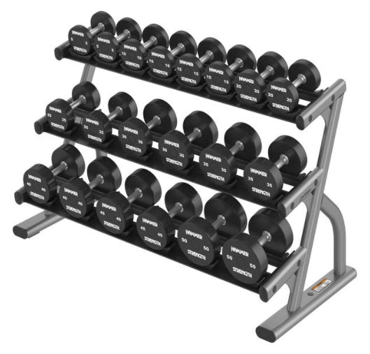 Life Fitness Axiom Series Three Tier Dumbbell Rack