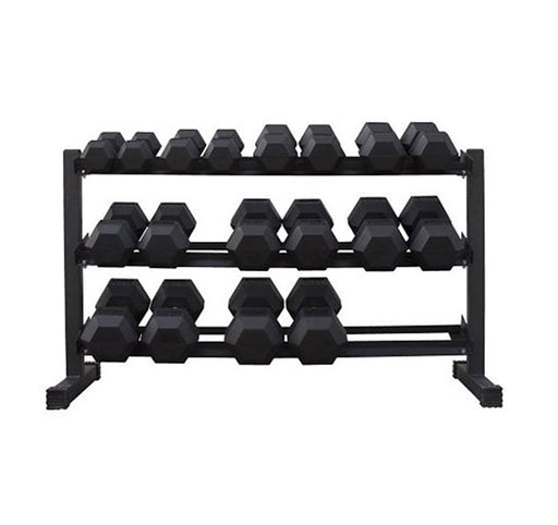 GymGear 3 Tier Hex Dumbbell Rack