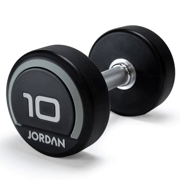 Jordan Premium Urethane Dumbbell Sets (Grey)